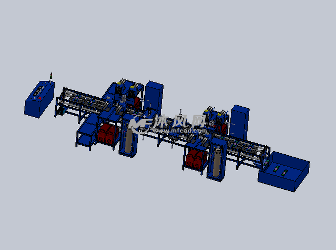 自动化非标焊接生产线设备设计模型